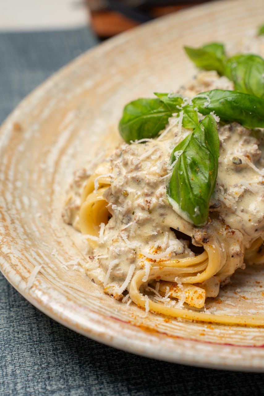 مكرونه لحم وترفاس