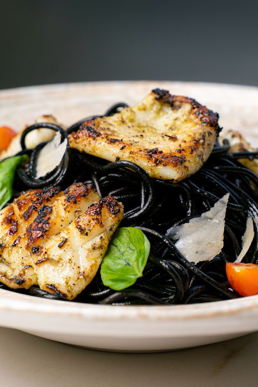 مكرونه بالحبار السيبيا